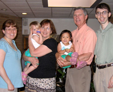 An extended family photo op.